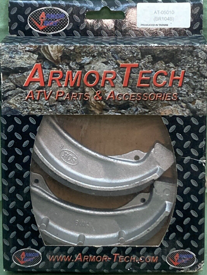 NEW ARMOR TECH AT-05010 (BR104B) BRAKE SHOE SET ATV