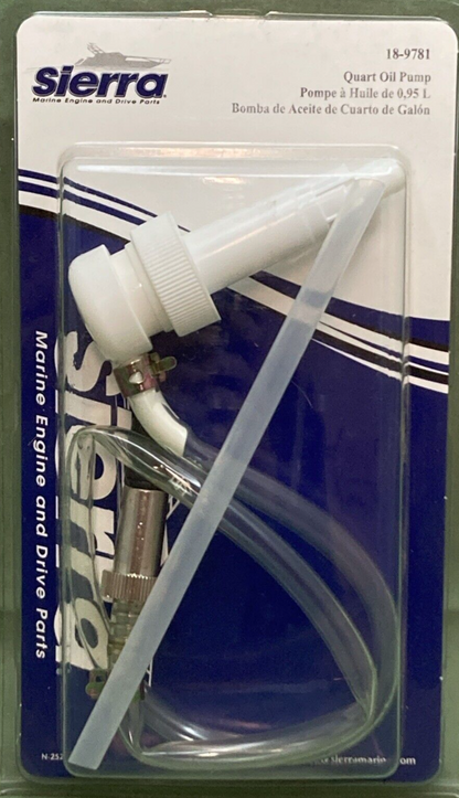 NEW GENUINE SIERRA MARINE 18-9781 QUART OIL PUMP