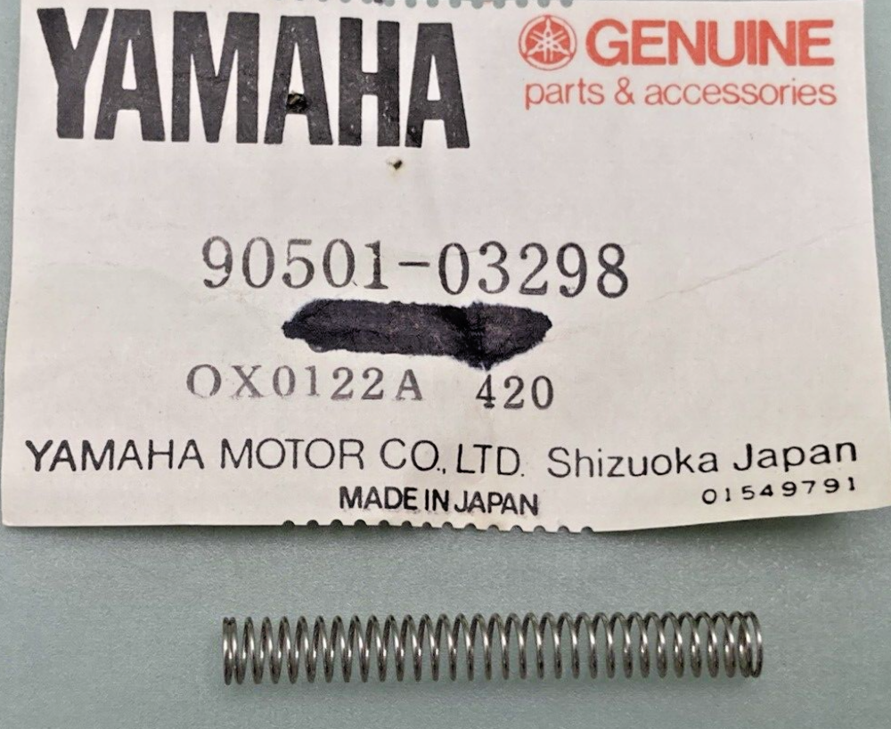 NEW GENUINE YAMAHA 90501-03298 COMPRESSION SPRING