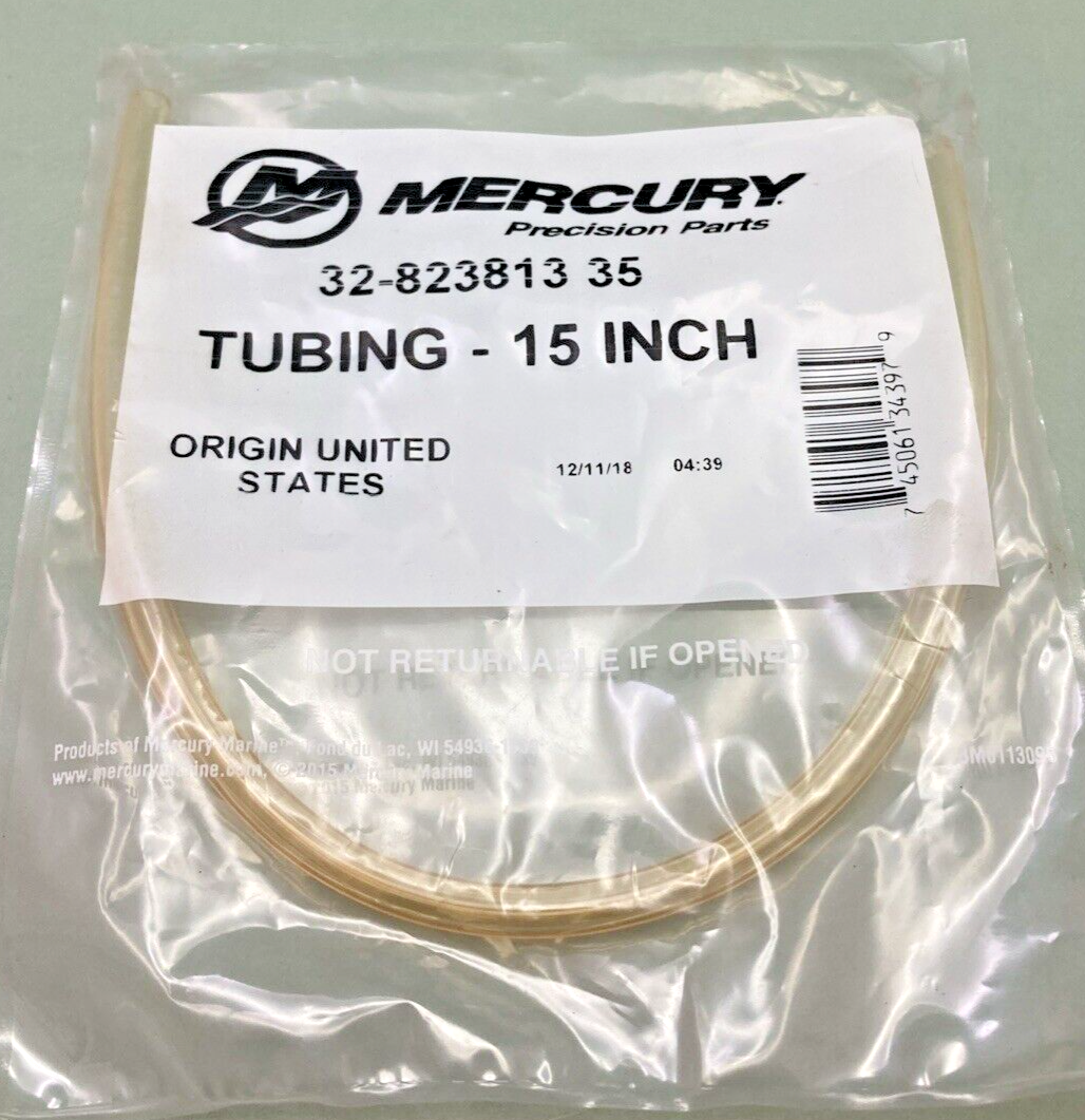 NEW GENUINE MERCURY QUICKSILVER 32-82381335 TUBING 15"