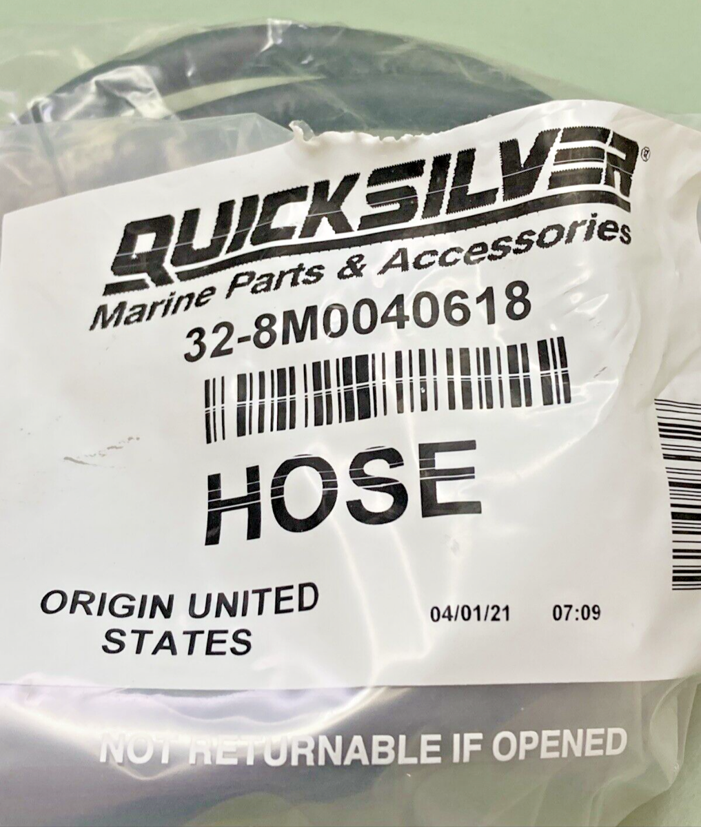 NEW GENUINE MERCURY QUICKSILVER 32-8M0040618 HOSE 54"