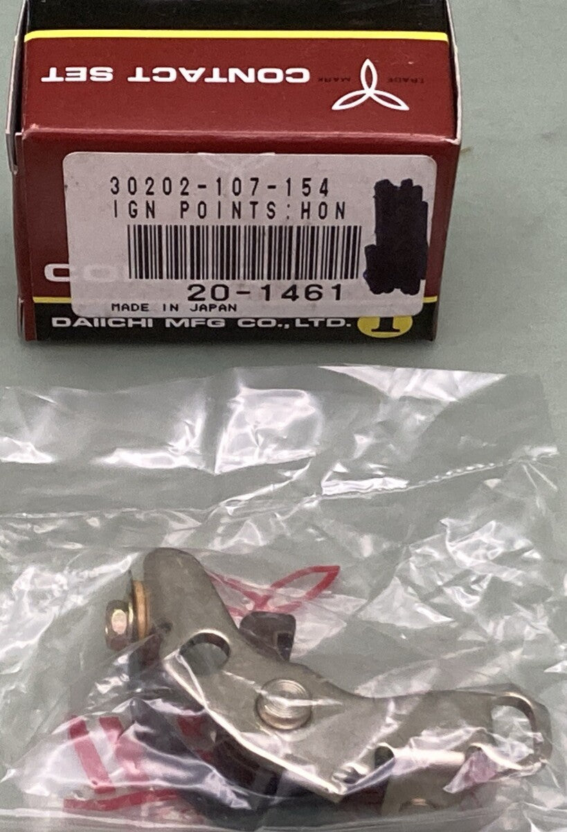 NEW REPLACES DAIICHI HONDA 30202-107-154 IGNITION CONTACT POINT