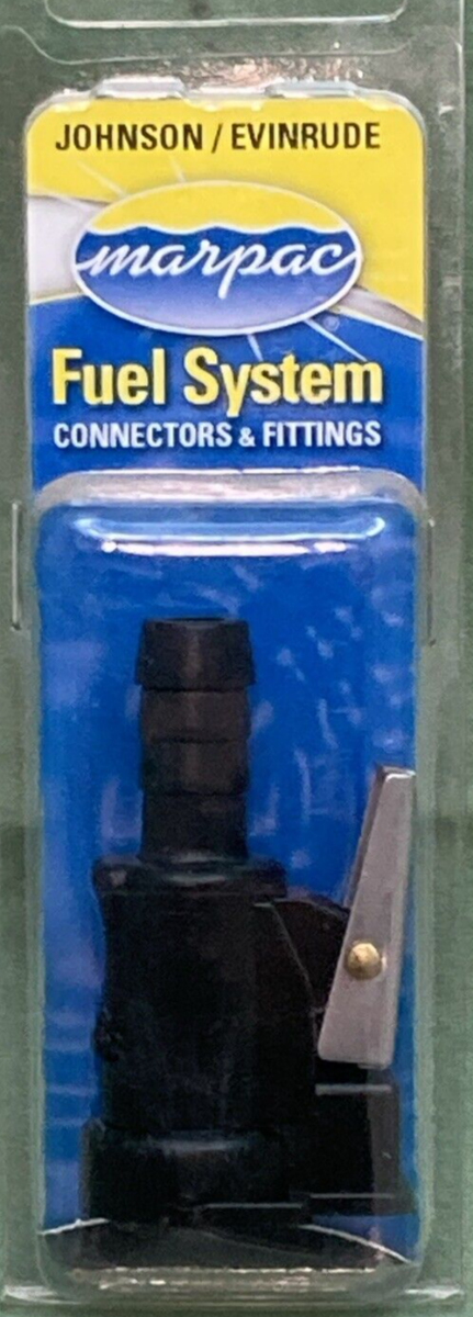 NEW GENUINE MARPAC 7-0912 TANK & ENGINE CONNECTOR 3/8" FEMALE BLACK