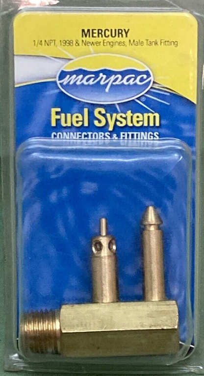 NEW MARPAC 7-0913 FUEL SYSTEM TANK FITTINGS 1/4 NPT BRASS MALE