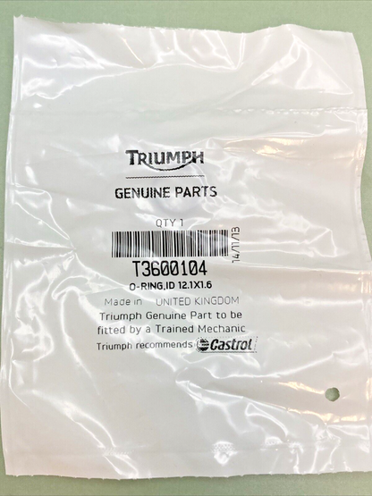 NEW GENUINE TRIUMPH T3600104 O Ring Rocket III, Thunderbird 2006-22