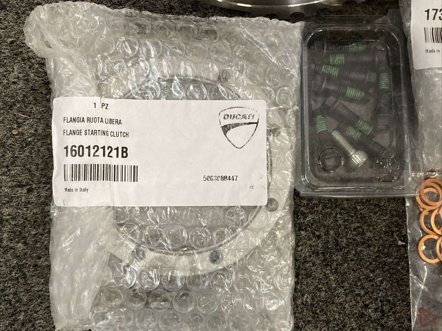 NEW GENUINE DUCATI 69928312A FLYWHEEL FLNAGE KIT