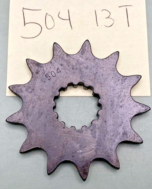 NEW REPLACES MERICAPOWERSPORTS 504 13T FRONT SPROCKET, YAMAHA, KAWASAKI