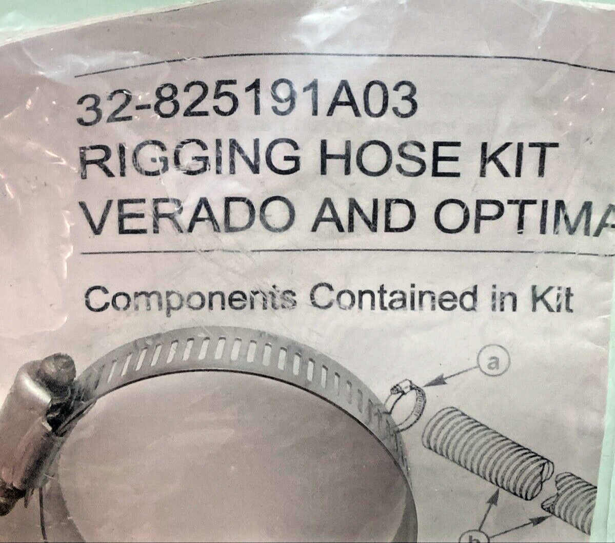 NEW GENUINE MERCURY QUICKSILVER 32-825191A03 RIGGING HOSE KIT