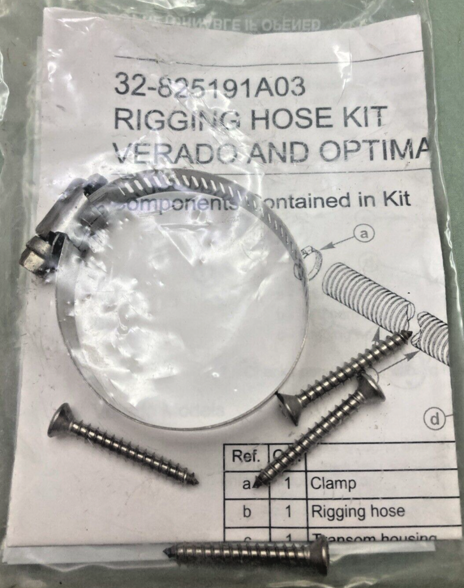 NEW GENUINE MERCURY QUICKSILVER 32-825191A03 RIGGING HOSE KIT