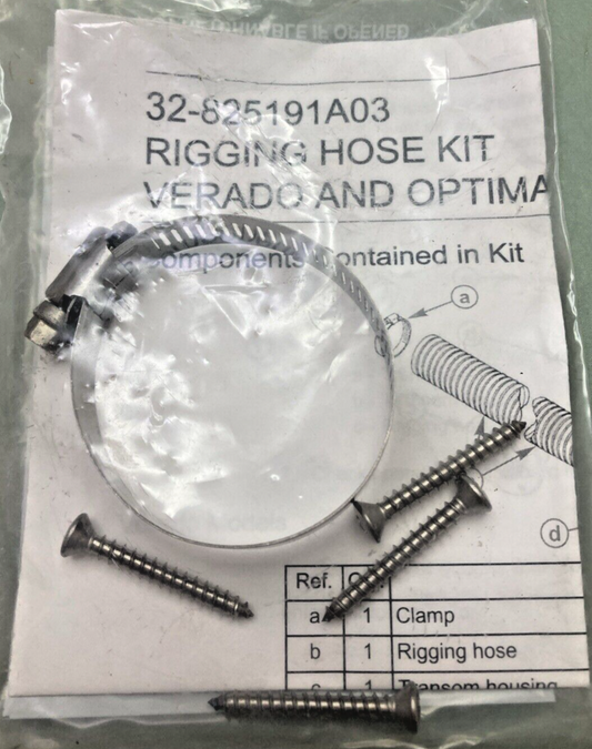 NEW GENUINE MERCURY QUICKSILVER 32-825191A03 RIGGING HOSE KIT