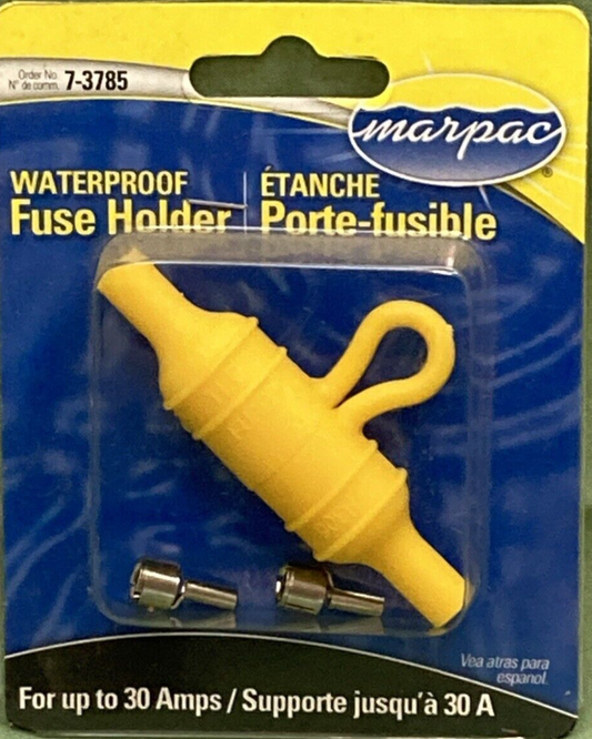 NEW GENUINE MARPAC MARINE 7-3785 WATERPROOF FUSE HOLDER W/ 20AMP FUSE