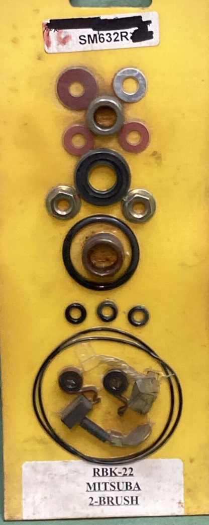 NEW MITSUBA RBK-22 (SM632R) STARTER REPAIR KIT INCOMPLETE MISSING 1 BRUSH