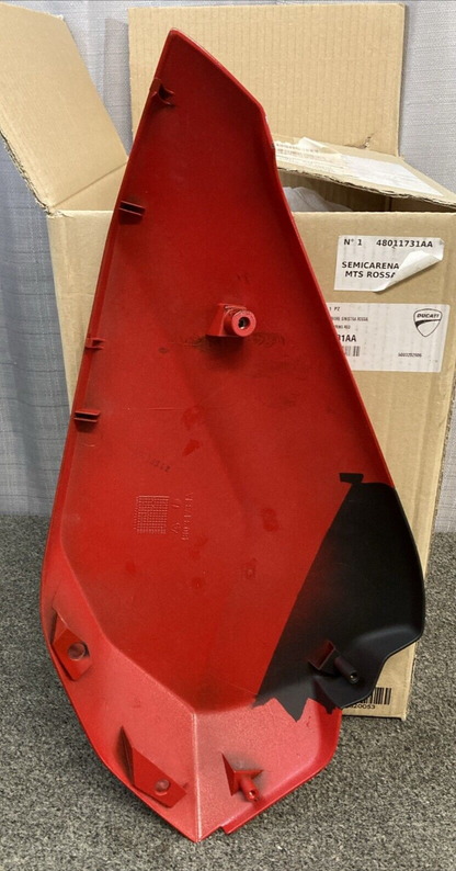 NEW GENUINE DUCATI 48011731AA LEFT LOWER FAIRING RED