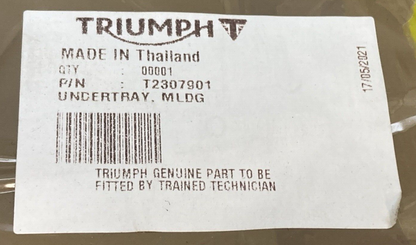 NEW GENUINE TRIUMPH T2307901 Undertray Moulding Rocket 3 2019-20