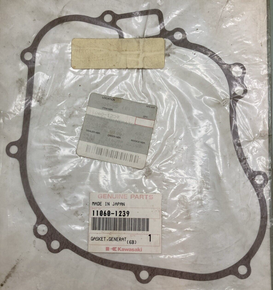 NEW GENUINE KAWASAKI 11060-1239 GASKET GENERATOR COVER FOR ATV