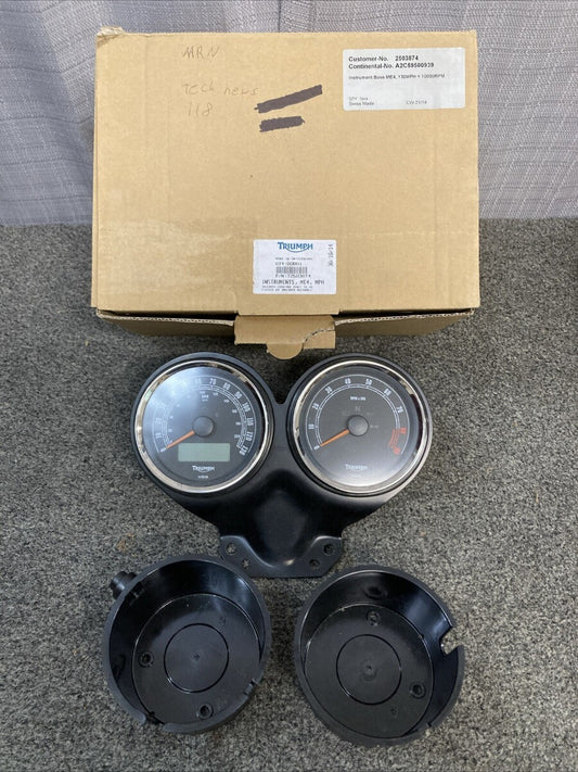 NEW GENUINE TRIUMPH T2503874 Instrument Assy, ME4, 130 MPH, 10000RPM Thruxton