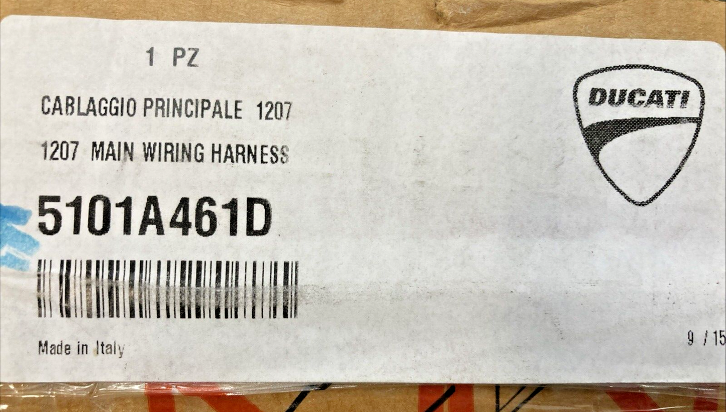 NEW GENUINE DUCATI 5101A461D MAIN WIRING HARNESS