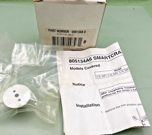 NEW GENUINE MERCURY 805134A6 ROTOR KIT, SMARTCRAFT DIGITAL TRIM KIT