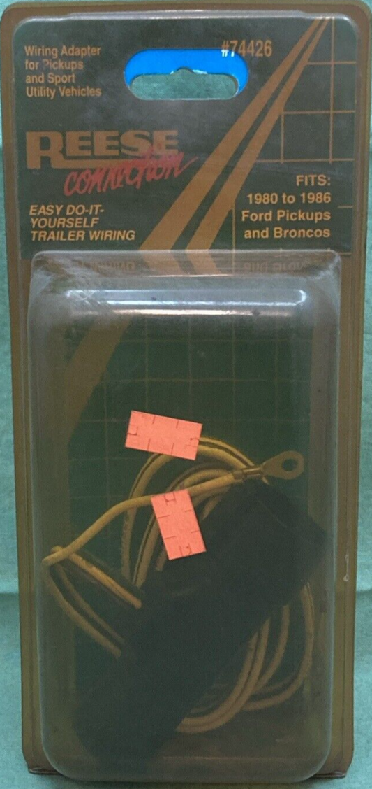 NEW GENUINE REESE 74426 TRAILER WIRING FITS '80-'86 FORD