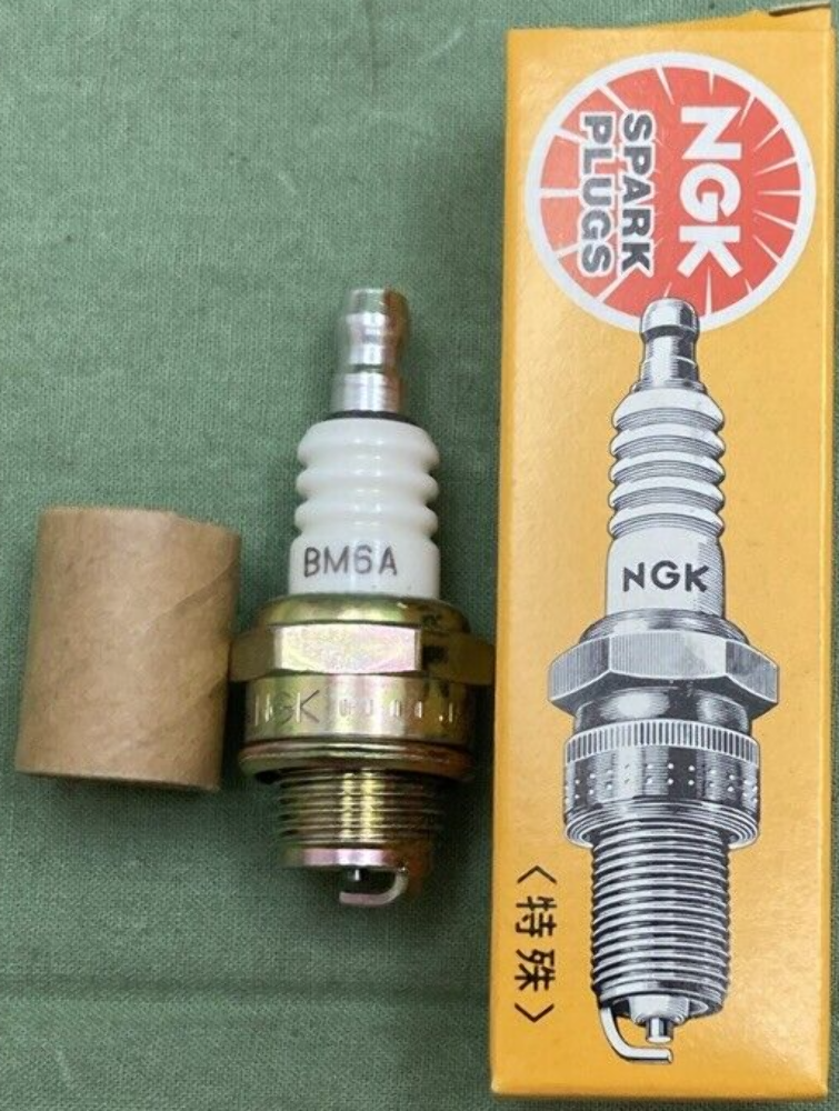 QTY 2 NEW GENUINE NGK 5921 BM6A NICKEL SPARK PLUG