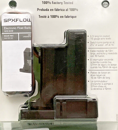 NEW GENUINE SEACHOICE PRODUCTS 50-19421 AUTOMATIC BILGE PUMP SWITCH