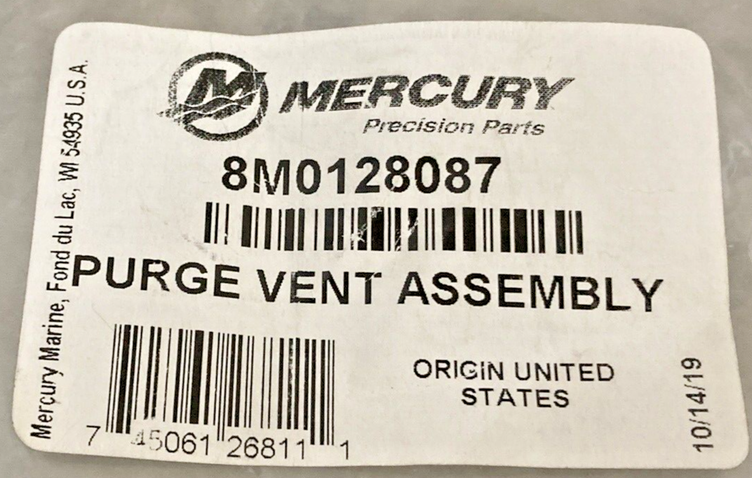 NEW GENUINE MERCURY 8M0128087 PURGE VENT ASSY