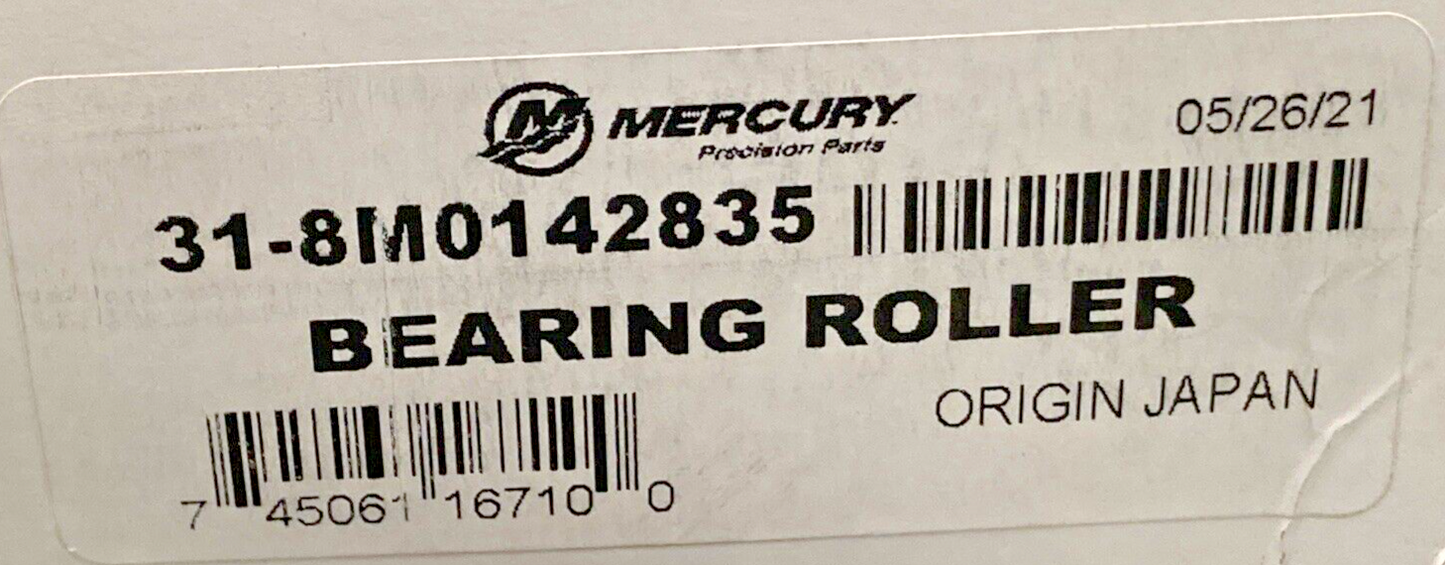 NEW GENUINE MERCURY 31-8M0142835 BEARING ROLLER