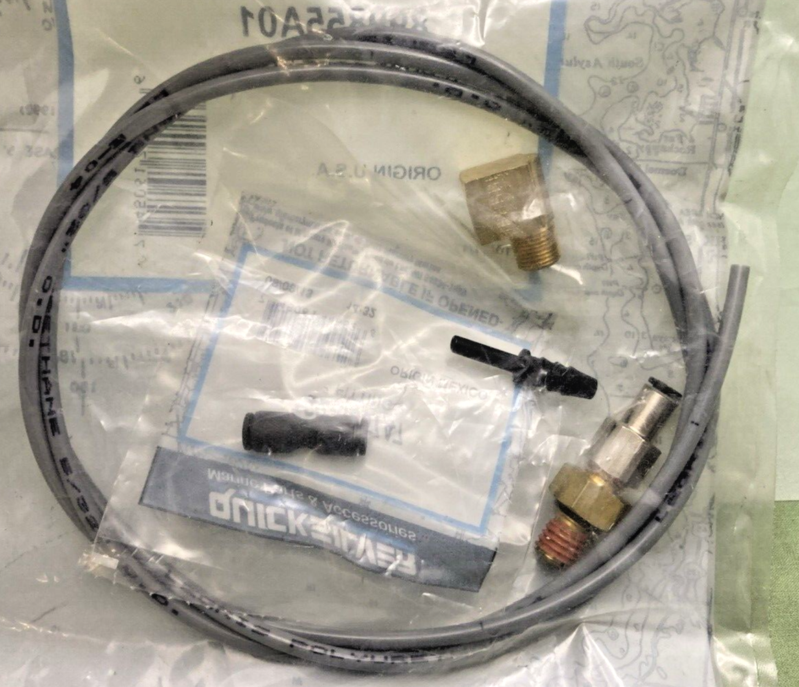 NEW GENUINE QUICK SILVER MERCURY 899855A01 WTR PRSR ADPT KIT