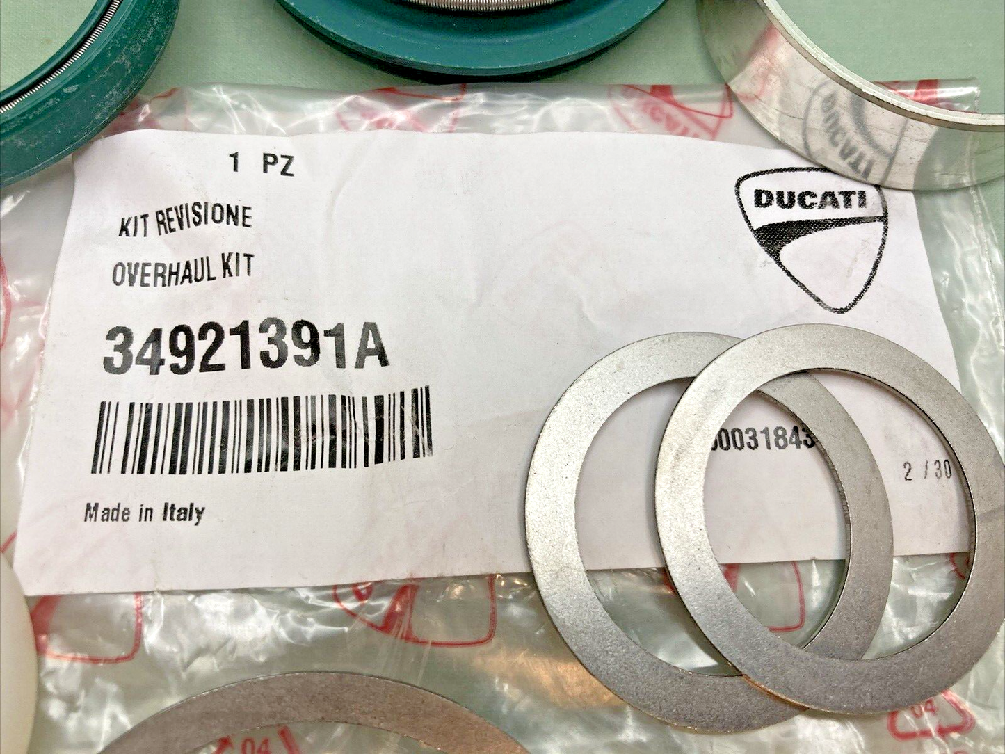 NEW GENUINE DUCATI 34921391A OVERHAUL KIT, FORK
