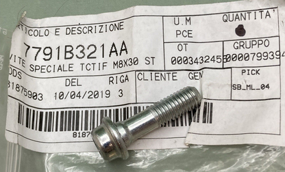 NEW GENUINE DUCATI 7791B321AA SCREW, SPECIAL