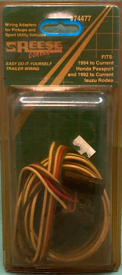 NEW GENUINE REESE 74477 TRAILER WIRING FITS HONDA ISUZU