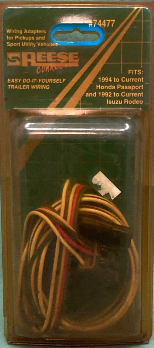 NEW GENUINE REESE 74477 TRAILER WIRING FITS HONDA ISUZU