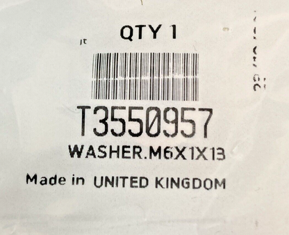 NEW GENUINE TRIUMPH T3550957 WASHER.M6X1X13 Bonneville