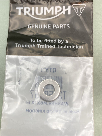 NEW GENUINE TRIUMPH T3550957 WASHER.M6X1X13 Bonneville