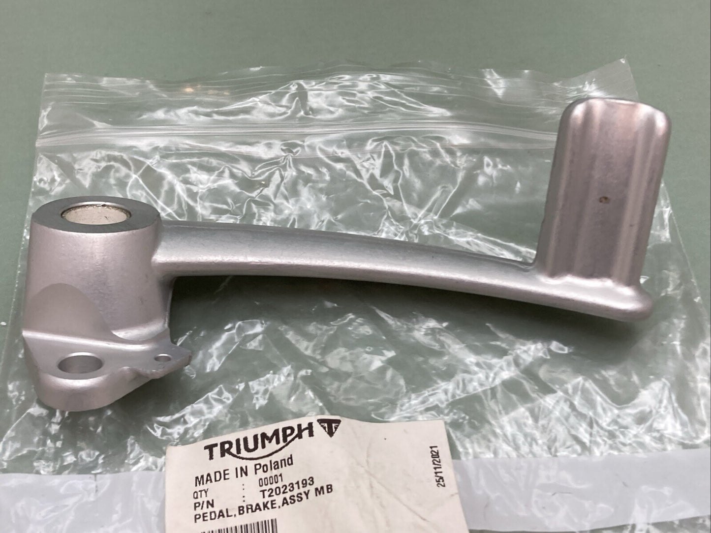 NEW GENUINE TRIUMPH T2023193 Pedal, Brake , Assembly Thruxton 900