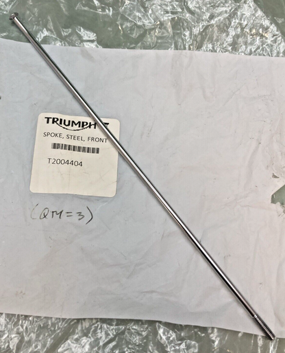 NEW GENUINE TRIUMPH T2004404 Spoke, Steel, Front Tiger
