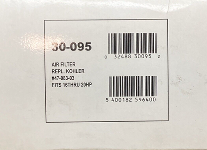 NEW GENUINE OREGON 30-095 AIR FILTER FOR KOHLER
