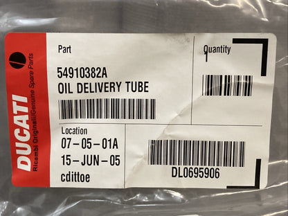 NEW GENUINE DUCATI 54910382A Radiator oil delivery hose MULTISTRADA 1000