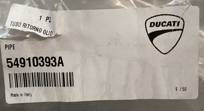 NEW GENUINE DUCATI 54910393A PIPE OIL COOLER Multistrada 1000 S 2006