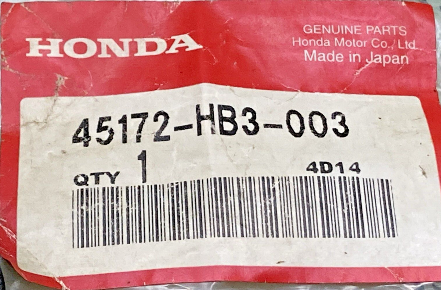 QTY 2 NEW GENUINE HONDA 45172-HB3-003 SPRING, SHOE HOLDER