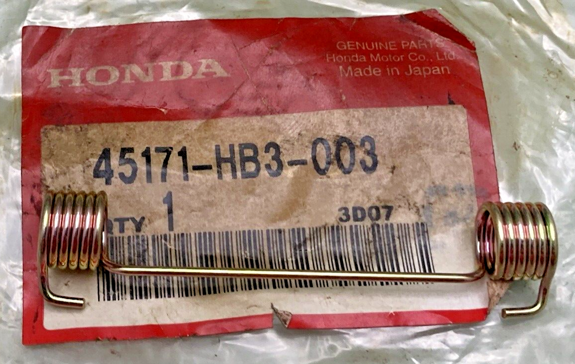 NEW GENUINE HONDA 45171-HB3-003 BRAKE SPRING A
