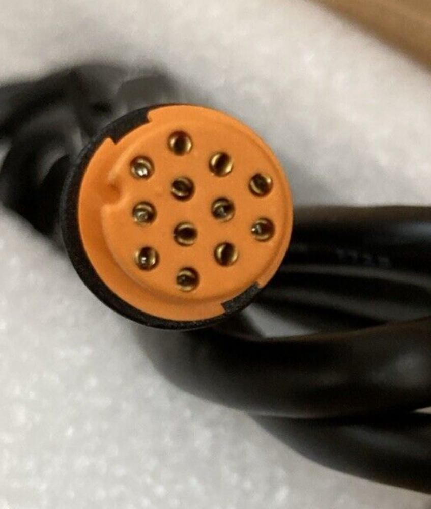 NEW GENUINE GARMIN 010-01961-10 SCANNING TRANSDUCER W/ TEMP THRU-HULL SS