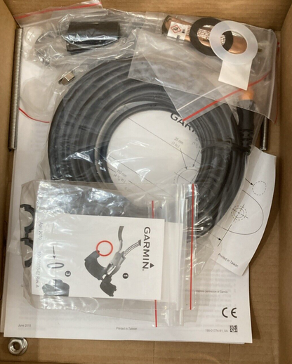 NEW GENUINE GARMIN 010-01961-10 SCANNING TRANSDUCER W/ TEMP THRU-HULL SS