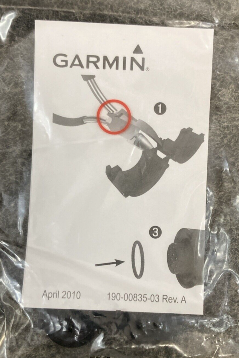 NEW GENUINE GARMIN 010-01961-10 SCANNING TRANSDUCER W/ TEMP THRU-HULL SS