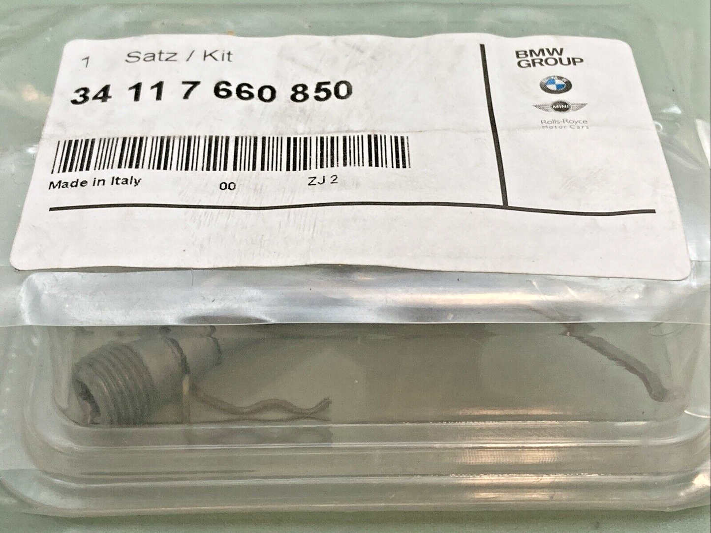 NEW GENUINE BMW 34117660850 Mounting Parts Set 2000-2016 BMW-Motorrad