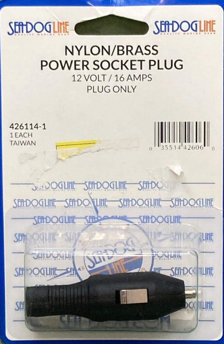 NEW GENUINE SEA DOG 426114-1 POWER SOCKET PLUG 12V