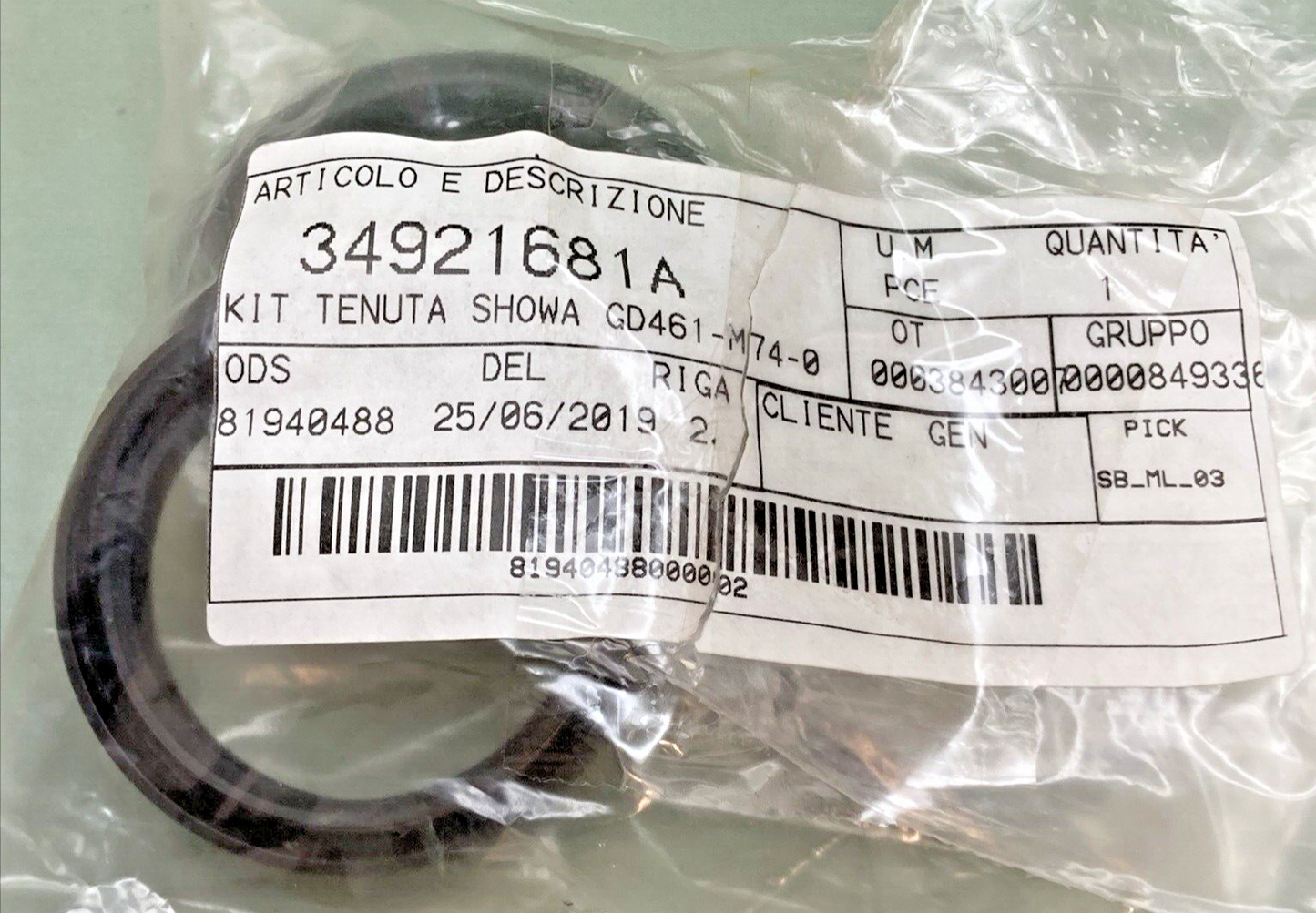 NEW GENUINE DUCATI 34921681A SEAL KIT