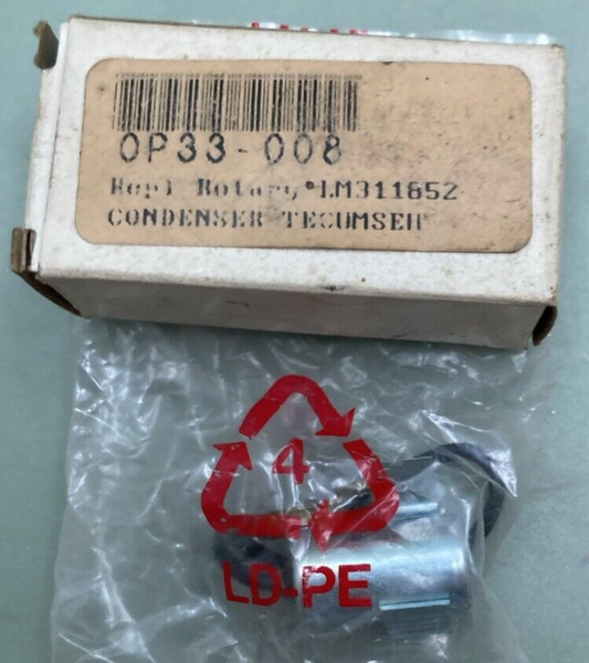 NEW GENUINE TECUMSEH OP33-008 CONDENSER