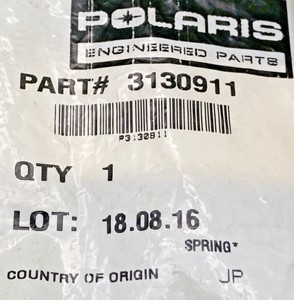 NEW GENUINE POLARIS 3130911 SPRING CARBURETOR