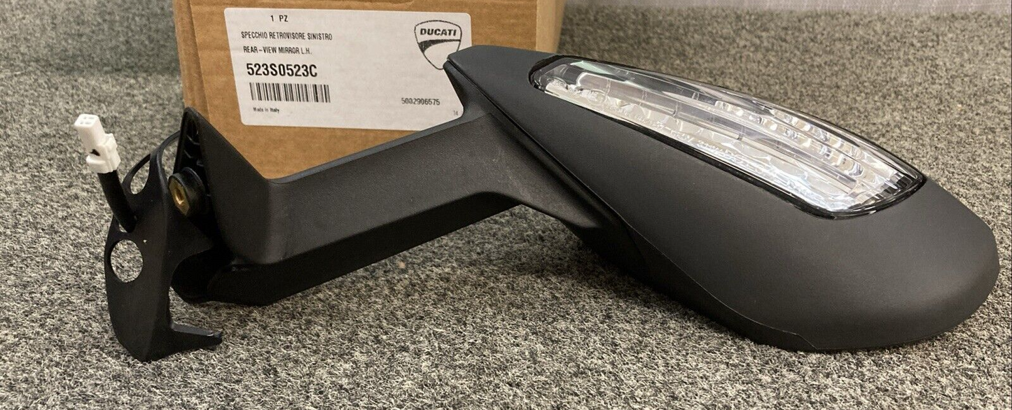 NEW GENUINE DUCATI 523S0523C REAR-VIEW MIRROR L.H.